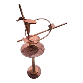 Vintage Abstract Joel Graessner Steel Sculpture For Sale