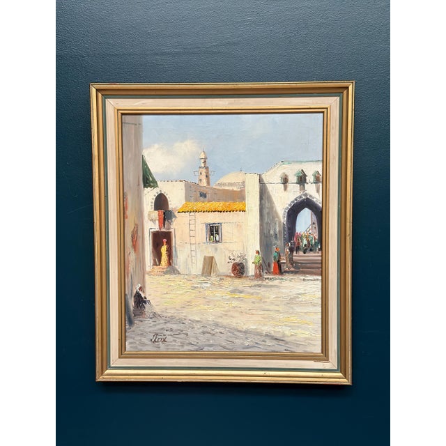 J. Erix, Southern Street, 1960s, Oil on Canvas, Framed For Sale - Image 11 of 18