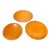 1940s Set of Three Hand Turned Maple Wood Plates Paul McCobb Russel Wright Era For Sale