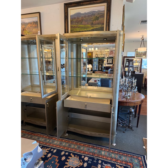Sofia Vergara La Reina Lighted Curio Cabinet For Sale - Image 4 of 12