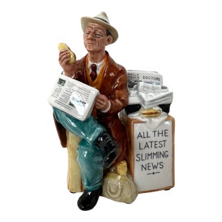 Royal Doulton Figurine ~ "The Slimming News" ~ Hn 2683 For Sale