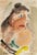 Carlo Ravagnan, Contemporary Portrait, 1960s, Watercolor For Sale