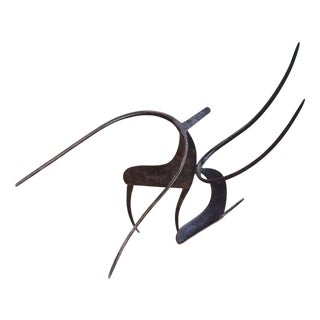 Iron Sculpture by Jean Pierre Augier, 1960s For Sale