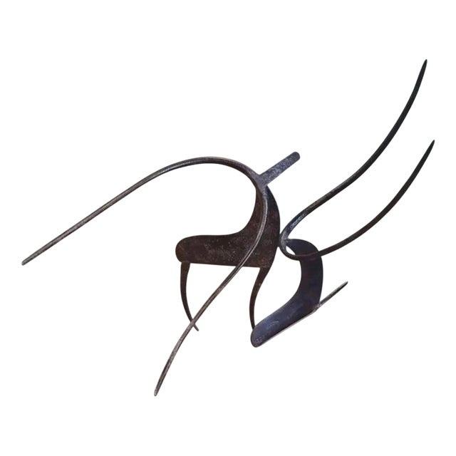 Iron Sculpture by Jean Pierre Augier, 1960s For Sale
