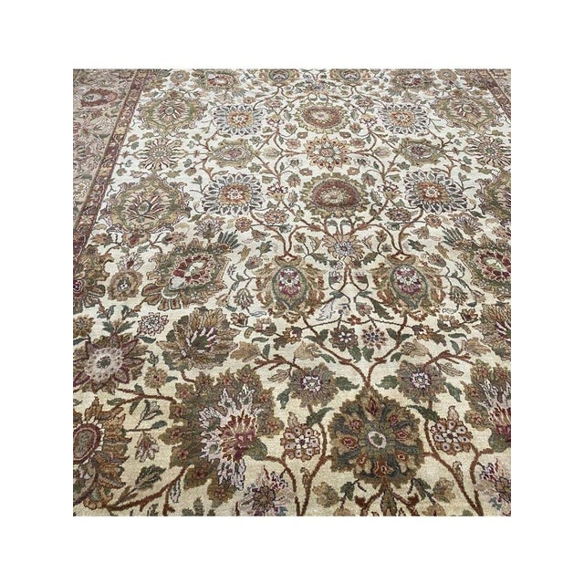 10x14 Handwoven Indian Agra Area Rug - 105381 For Sale - Image 11 of 16