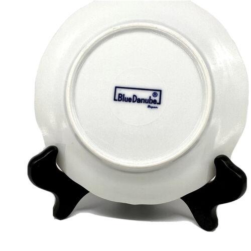 Mid-Century Modern Vintage Blue Danube Lipper Banner Bread Plates -Set of 4 For Sale - Image 3 of 3