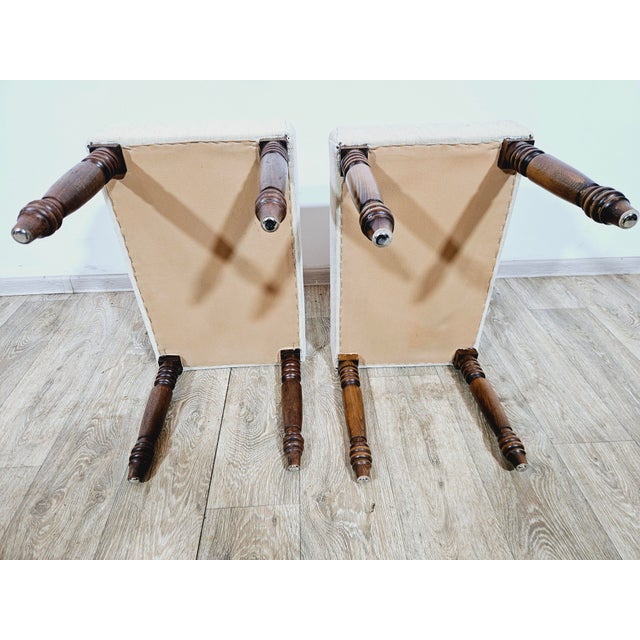 English Poufs, 1800s, Set of 2 For Sale - Image 10 of 12