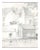 André Roland Brudieux, Architectures In Vendôme, Pencil Drawing, 1960s For Sale