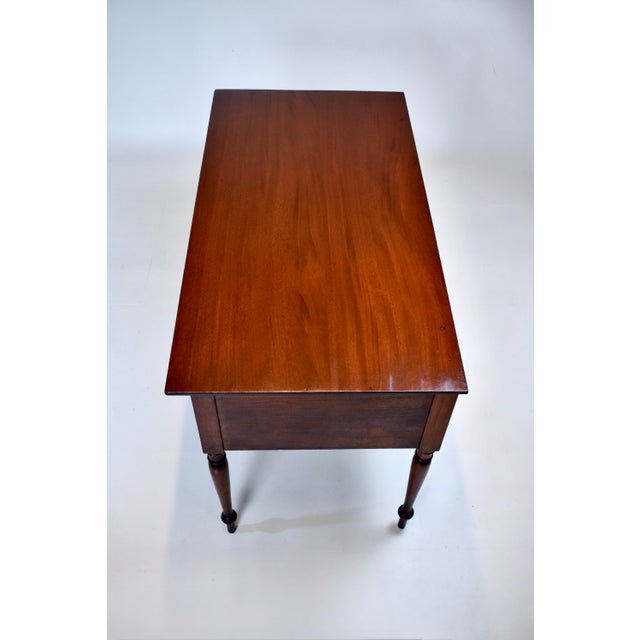 Antique Regency Mahogany Writing Desk For Sale - Image 13 of 14