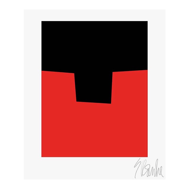 Black Joins Red Fine Art Print 20"x 24" by Liz Roache For Sale