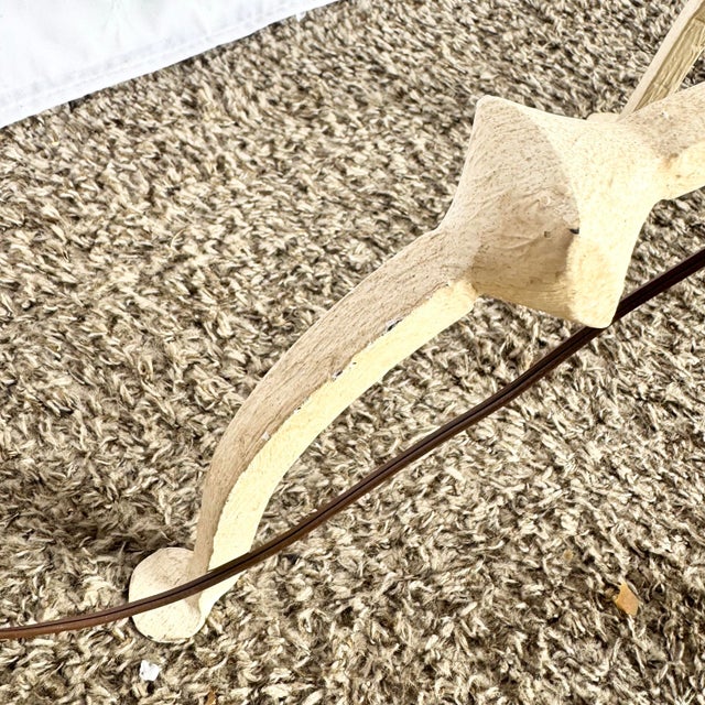 Vintage French Provincial Candlestick Floor Lamps With Three-Legged Base - A Pair For Sale In Miami - Image 6 of 7