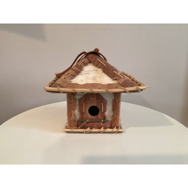 Birchbark Birdhouse in the Style of Native American Arts and Crafts For Sale - Image 4 of 9