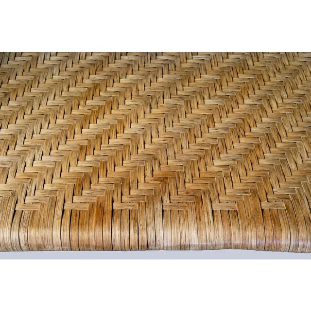 Late 20th Century Vintage Artisan Made Hickory Bench For Sale - Image 5 of 7