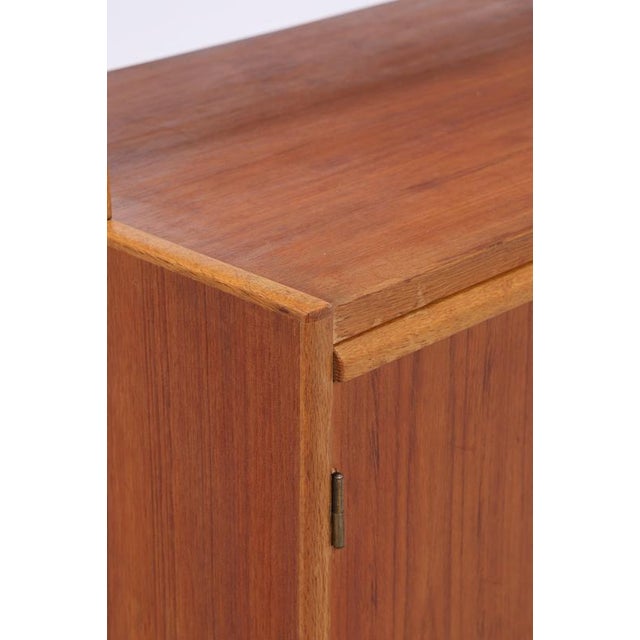 Mid-Century Teak Bookshelf with Drawers and Hutch For Sale - Image 9 of 17
