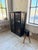 Antique Black Bamboo Glass-Fronted Bookcase, 1900s For Sale - Image 4 of 18