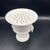 Neo Classical Lion Handled urn with inset flower frog! Matte finish..