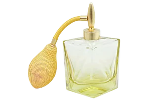 1950s Austrian Glass Perfume Bottle