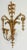 Hollywood Regency Vintage Italian Gilt Candle Wall Sconce For Sale - Image 3 of 9