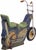 1950s American Midcentury Carousel Motorcycle Carnival Amusement Ride Painted Wood Metal Harley Davidson For Sale - Image 5 of 7