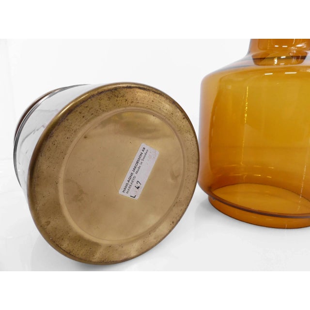 Gold Swedish L47 Oil Lamp by Hans-Agne Jakobsson for Markaryd Ab, 1960s For Sale - Image 8 of 9