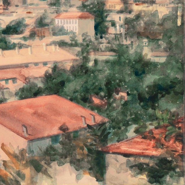 'North California Coastal City' by Isabelle Schrock Barnett, Berkeley, San Francisco Women Artists, Diptych For Sale In Monterey, CA - Image 6 of 13