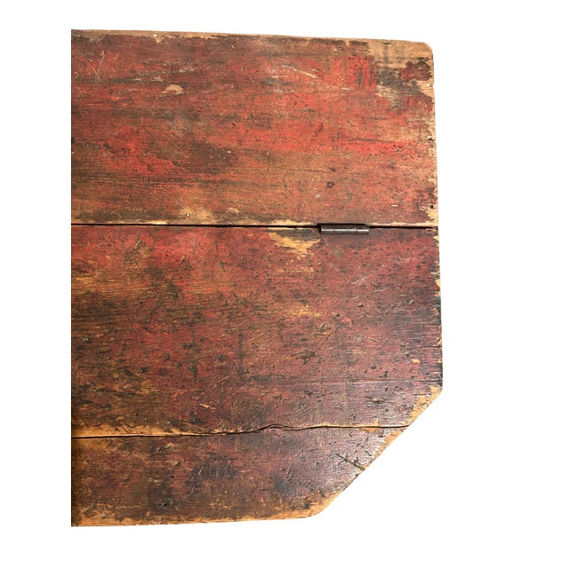 19th C Coffee Bin in Original Paint For Sale - Image 10 of 13