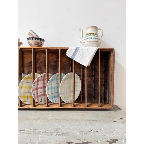 Early 20th Century Estate-Made Oak Draining Rack For Sale - Image 4 of 9