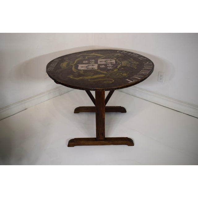 Mid 19th Century Mid 19th-Century French Wine Tasting Table For Sale - Image 5 of 6
