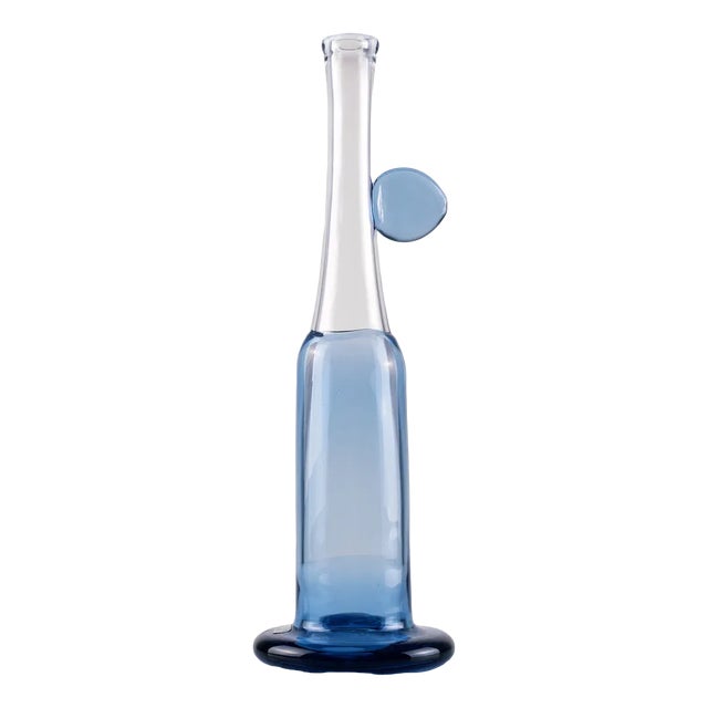 Glass Vase by Bertil Vallien for Kosta Boda, Sweden, 1980s For Sale