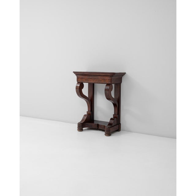 Traditional 19th Century French Restauration Wooden Console Table in Original Patina For Sale - Image 3 of 18