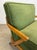 Mid Century Modern Pecan Wood “Sophisticate” Lounge Chair by Tomlinson Restored For Sale - Image 9 of 12