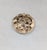 Mid-Century Modern Vintage 1970s Signed Napier Modernist Goldtone Round Brooch For Sale - Image 3 of 6