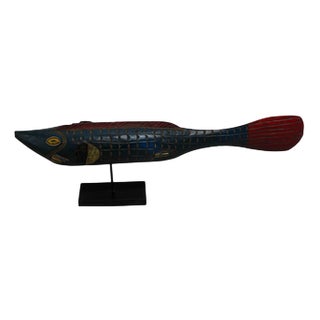 Large Bozo Fish Puppet, Mali For Sale