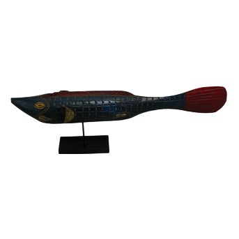 Large Bozo Fish Puppet, Mali For Sale