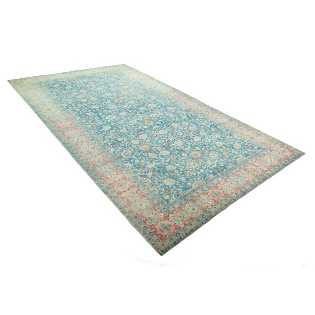 Antique Hand-Knotted Rug, 1920s For Sale - Image 12 of 12