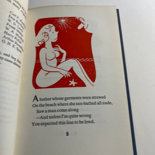 Red 1960 Puns and Limericks Peter Pauper Books Set of 2 For Sale - Image 8 of 13