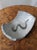1980s Vintage Japandi Monochrome Raku Ceramic Trinket Dish, 1980s For Sale - Image 5 of 11