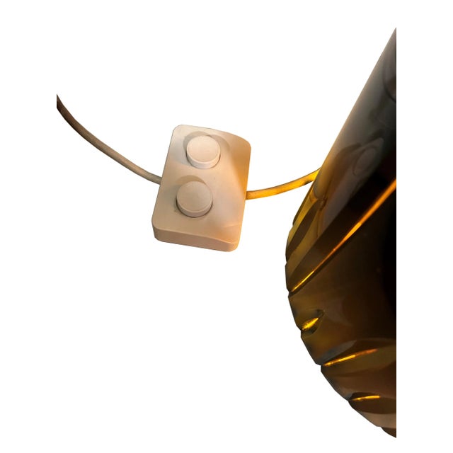 Metal Exclusive Pair of 1970's Italian Murano Glass Lamps, Made for a Swiss Ski Resort For Sale - Image 7 of 7