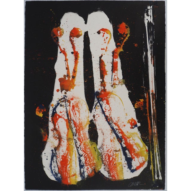 Arman, Chicago Riffle, Traces of Violins, Oil on Paper For Sale - Image 18 of 18