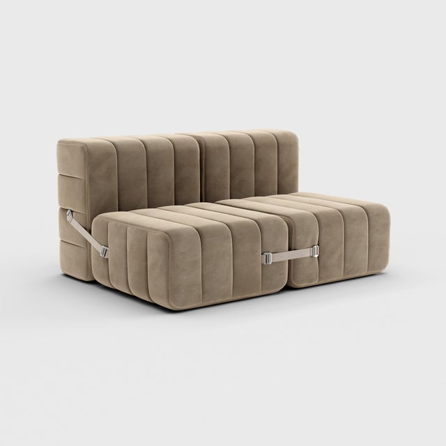 Modular Two-Seater Sofa in Barcelona Fabric by Ambivalenz, Set of 4 For Sale - Image 13 of 18