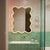 Wall Luxury Wavy Mirror - Hvyli 10 by Oitoproducts For Sale - Image 4 of 17