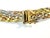 Gold 14k Yellow, White, and Rose Gold Woven Necklace Vintage For Sale - Image 8 of 11