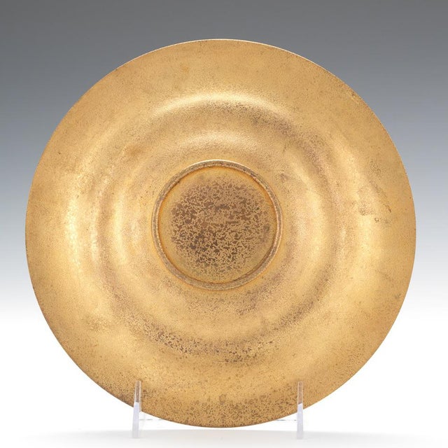 Tiffany Studios Dore Bronze Bowl With Mother of Pearl For Sale - Image 9 of 10