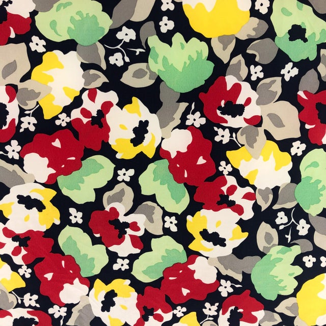 Pure Silk Jaeger Vintage Scarf With Wall Hanging Scarf Holder For Sale In Portland, ME - Image 6 of 8