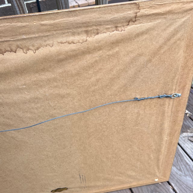 20 Th Century American School Watercolor Still Life Farmers Basket Framed Signed For Sale - Image 10 of 12