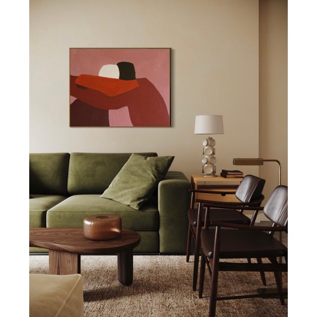 Bodasca, In Your Arms, Pink Version, 2026, Acrylic on Canvas For Sale - Image 10 of 15