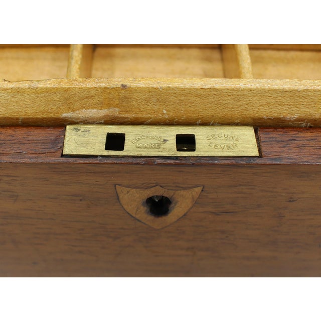Wood Mid-Late 19th Century English Jewelry Box For Sale - Image 7 of 8