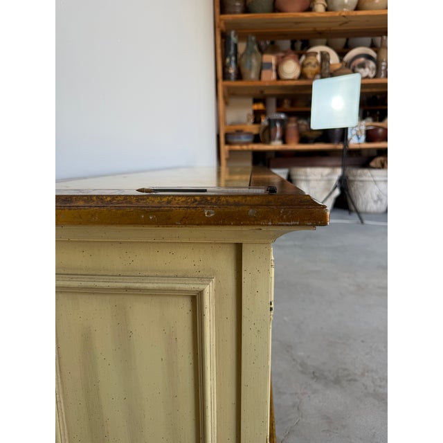 Vintage Italian Hollywood Regency Style Gilt Decorated Credenza For Sale - Image 14 of 17