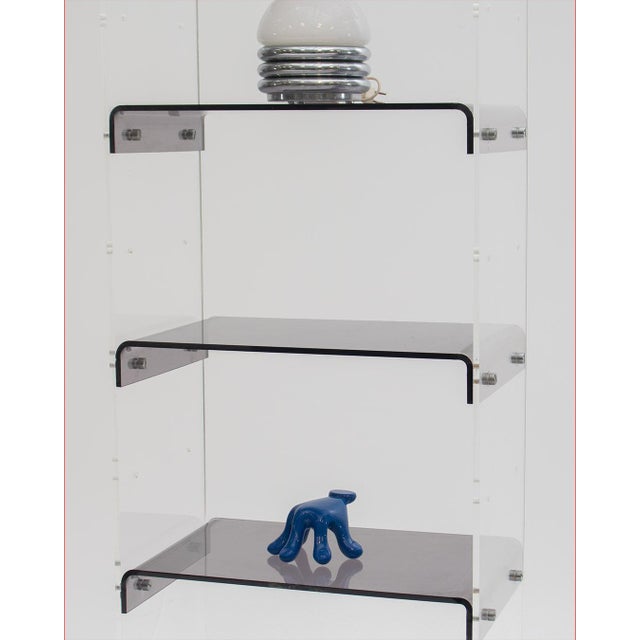 Methacrylate Shelving Unit by Michael Dumas for Roche Bobois, 1970s, Set of 2 For Sale - Image 9 of 10