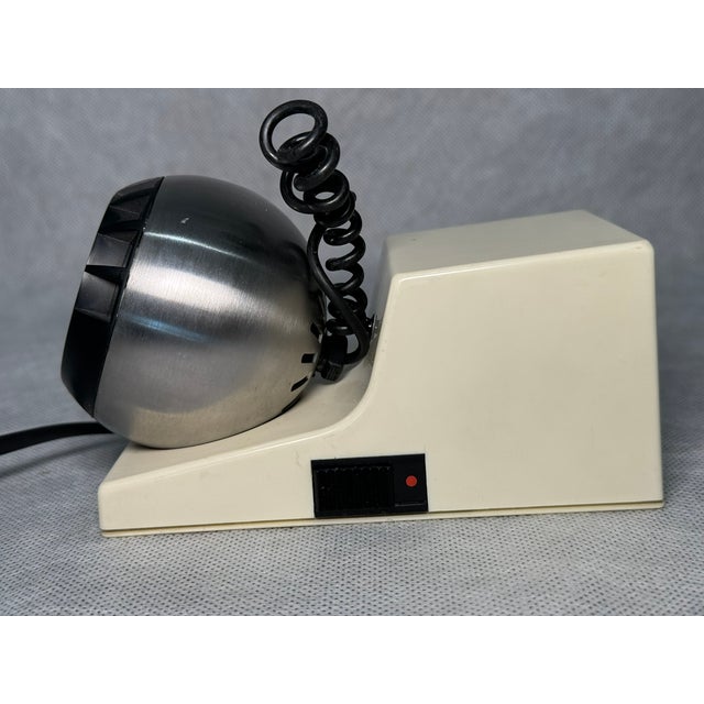 Beige Vintage Minispot Eyeball Magnetic Desk Lamp from Osram, Germany, 1980s For Sale - Image 8 of 10
